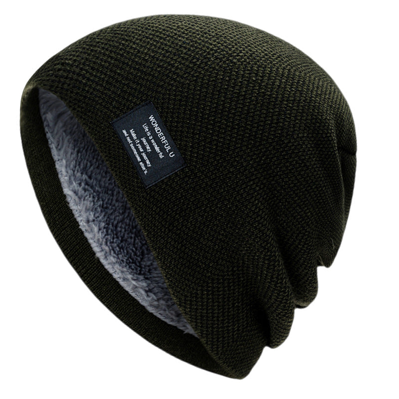 Pandaize's Unisex Life Is A Journey Knitted Beanie - Stylish Winter Headwear