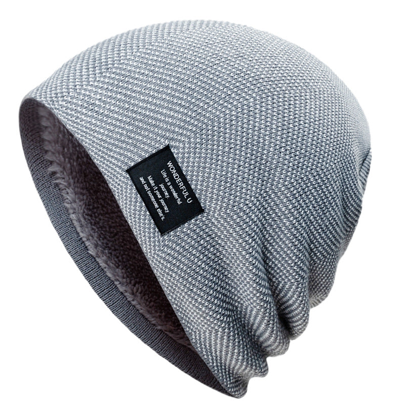 Pandaize's Unisex Life Is A Journey Knitted Beanie - Stylish Winter Headwear
