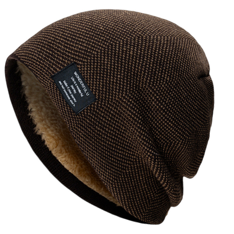 Pandaize's Unisex Life Is A Journey Knitted Beanie - Stylish Winter Headwear