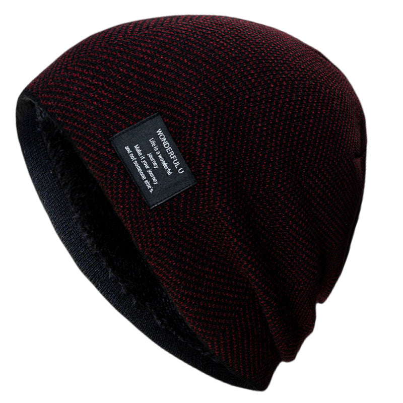Pandaize's Unisex Life Is A Journey Knitted Beanie - Stylish Winter Headwear