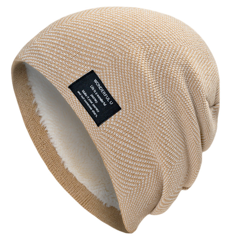 Pandaize's Unisex Life Is A Journey Knitted Beanie - Stylish Winter Headwear