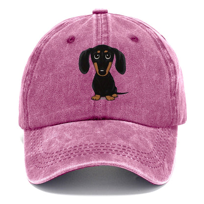 Retro Dachshund Classic Cap