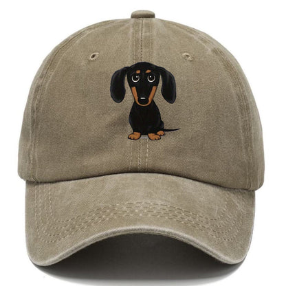 Retro Dachshund Classic Cap