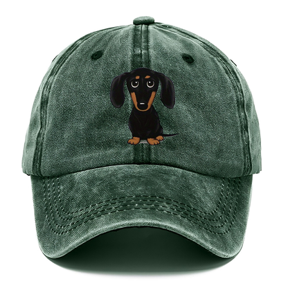 Retro Dachshund Classic Cap