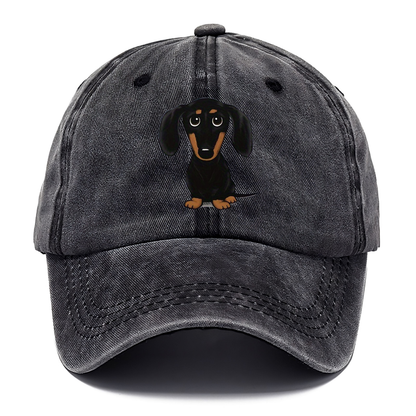 Retro Dachshund Classic Cap