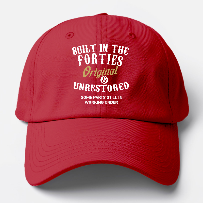 Built In The Forties Original Unrestored Some Parts Still In Working Order Baseball Cap